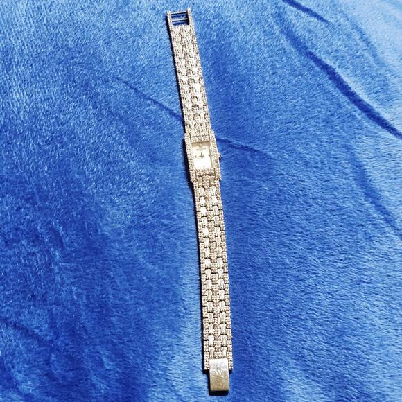 Women\'s Wittnauer Swiss Quartz Sapphire Crystal Encrusted Dress Watch
